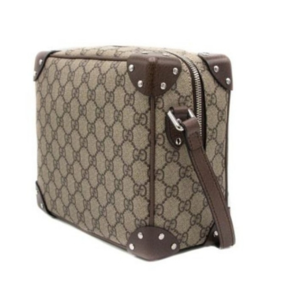 Gucci Monogram Square Brown (Sku 5057) Gg Supreme Canvas Shoulder Bag - Picture 7 of 8